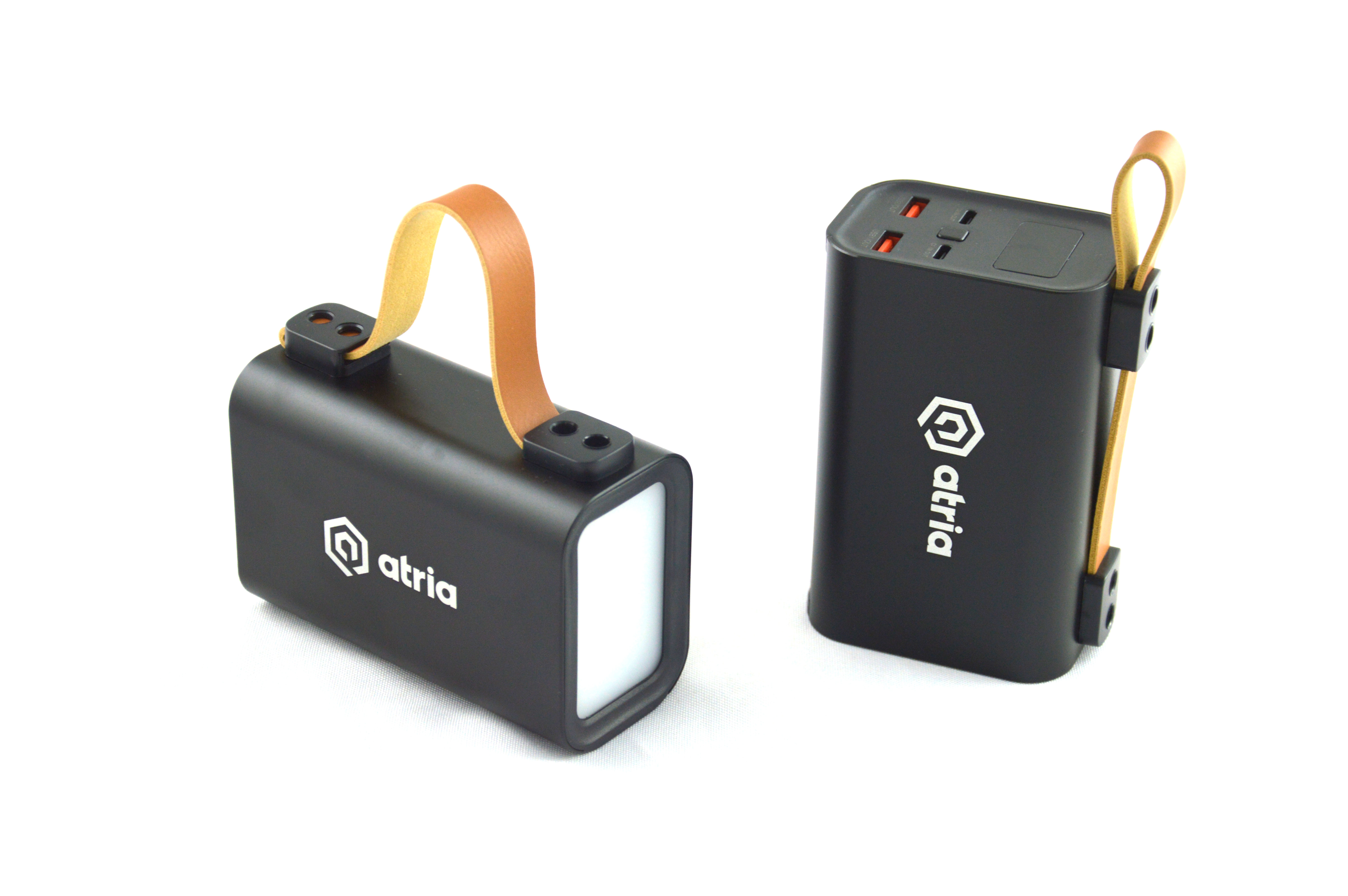 Фото Зовнішній акумулятор (павербанк) Atria WPD-130 30000mAh Black