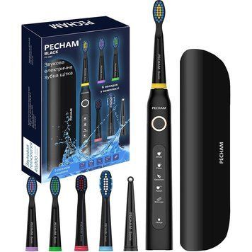 Электрическая зубная щетка Pecham Black Travel PC-080 1480927ua фото