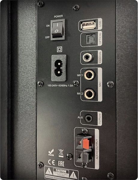 Мультимедійна акустика F&D T-60X Black 1450592 фото
