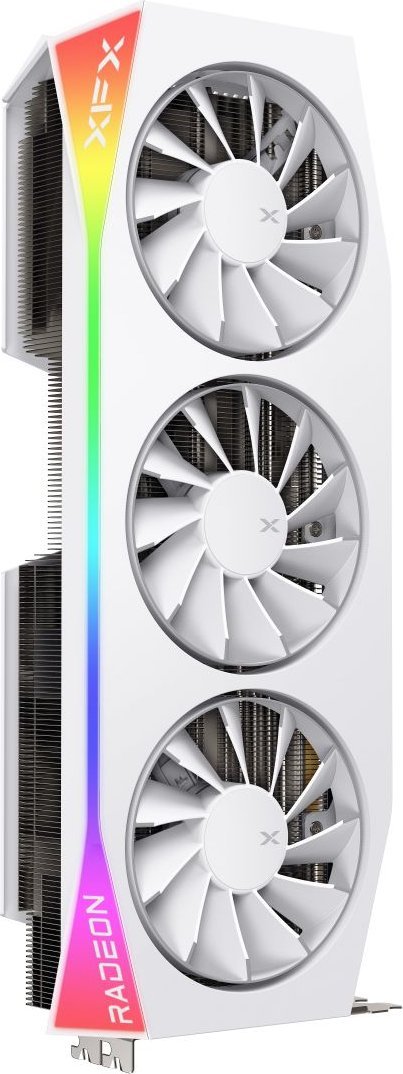 Фото Видеокарта XFX Mercury AMD Radeon RX 9070XT OC White Magnetic Air Edition with RGB (RX-97TMARGW9)