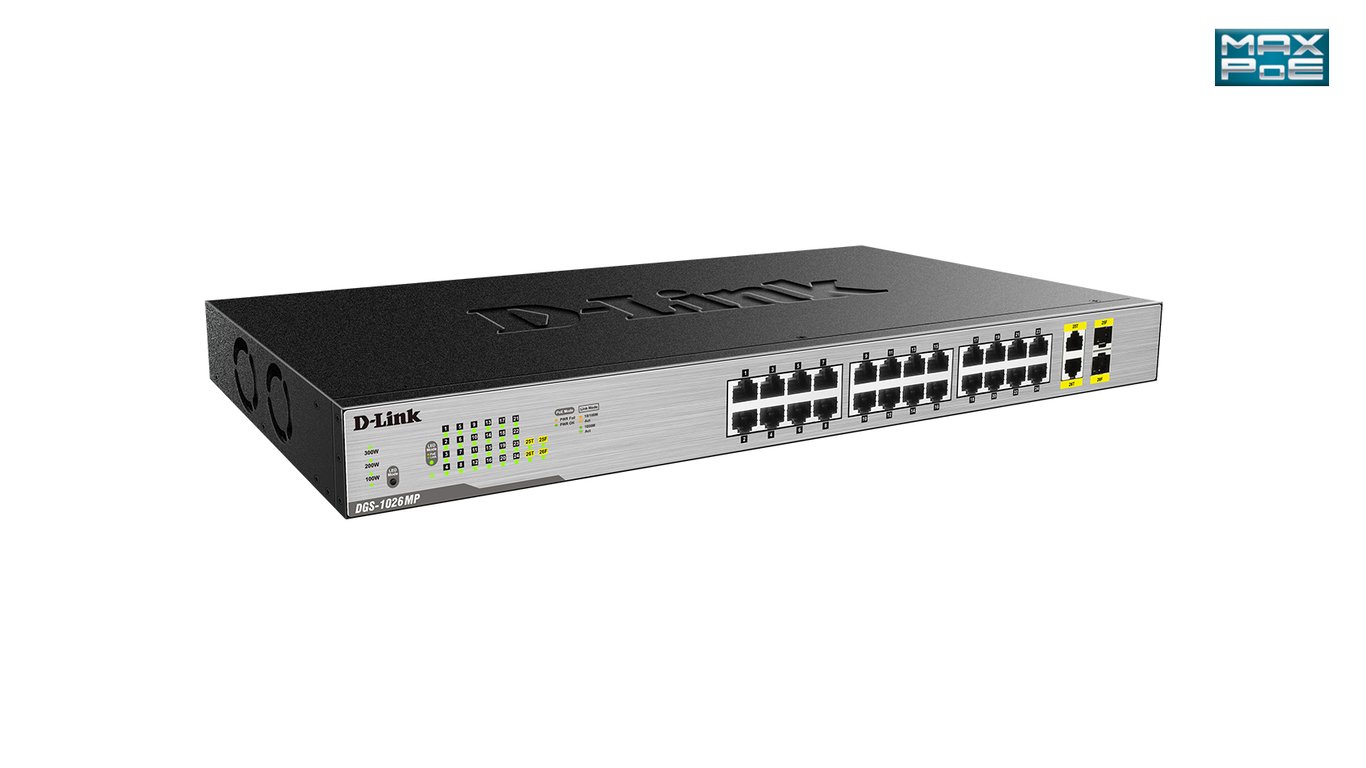Фото Коммутатор неуправляемый D-Link DGS-1026MP