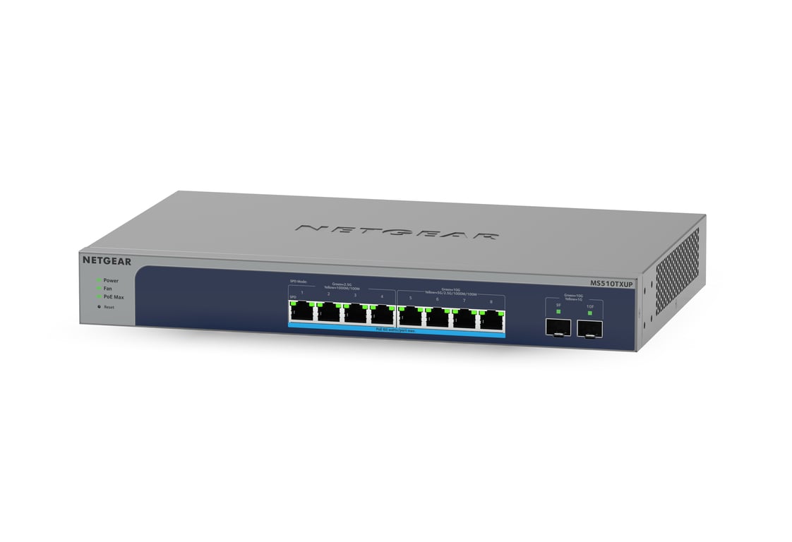Фото Комутатор керований рівня 2 Netgear MS510TXUP (MS510TXUP-100EUS)