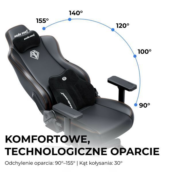 Комп'ютерне крісло для геймера Anda Seat Kaiser 3E XL Fabric Dark Beige (AD23YC-XL-09-H-CF-H01) 1366600 фото