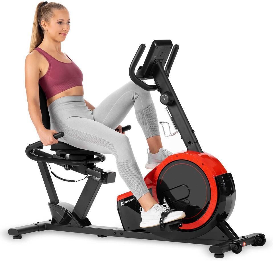 фото Велотренажер механический Hop-Sport HS-060L Pulse Black/Red 1
