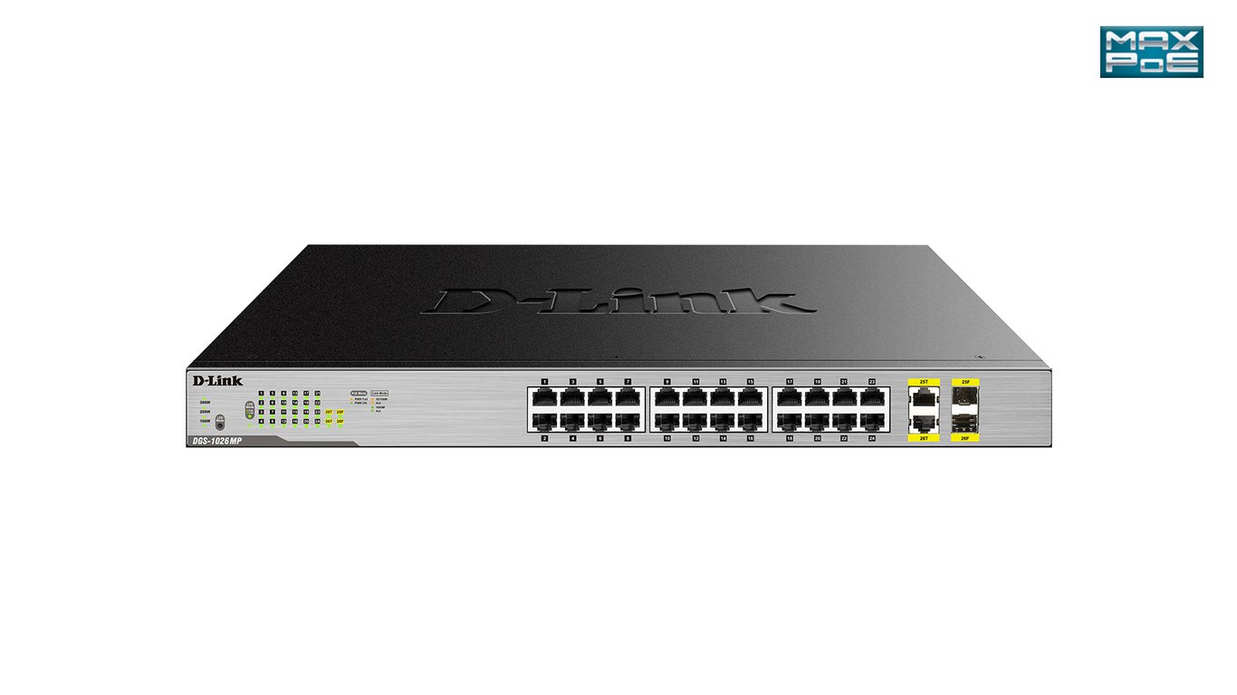 Фото Коммутатор неуправляемый D-Link DGS-1026MP