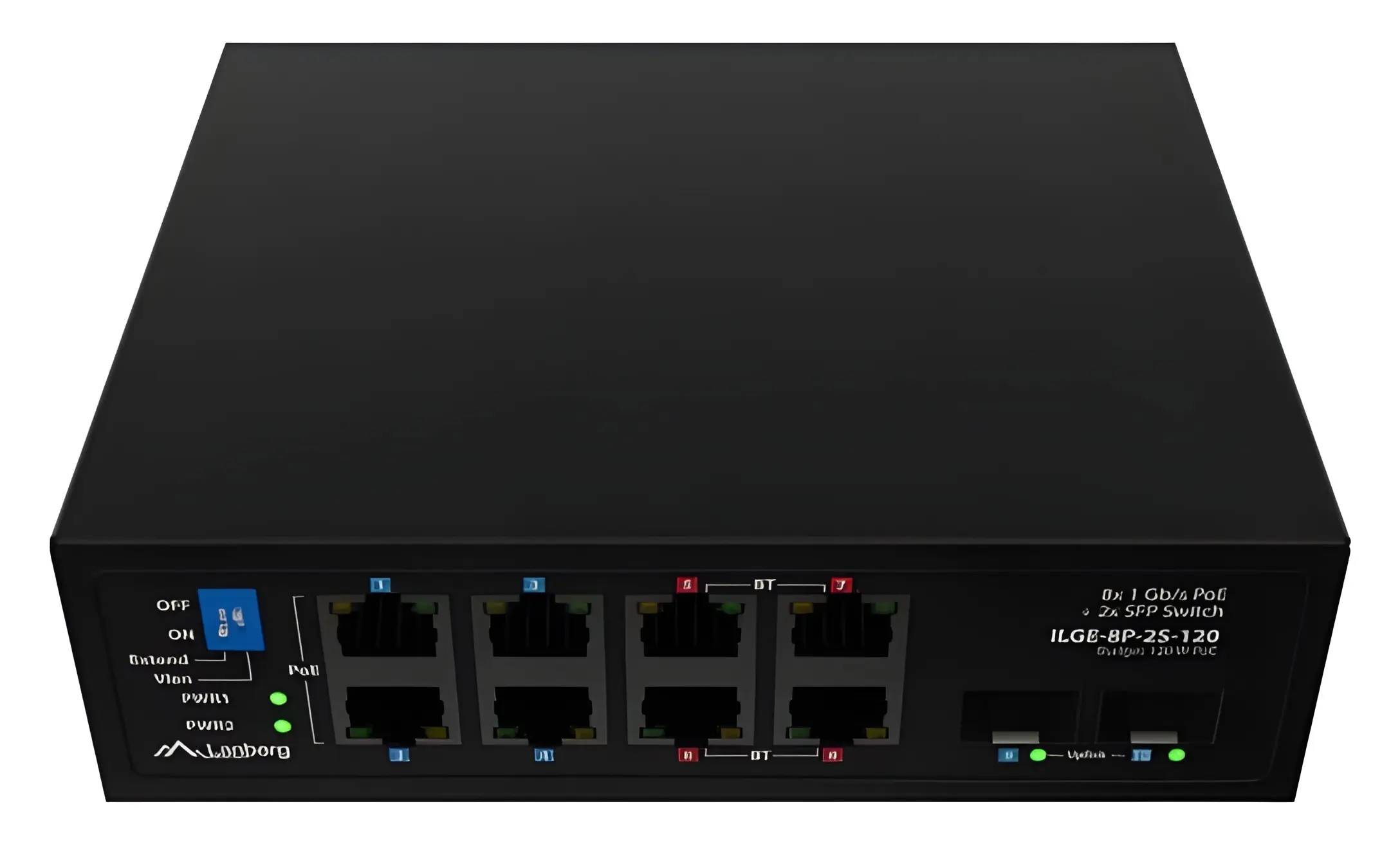 фото Комутатор Smart Lanberg ILGE-8P-2S-120 3