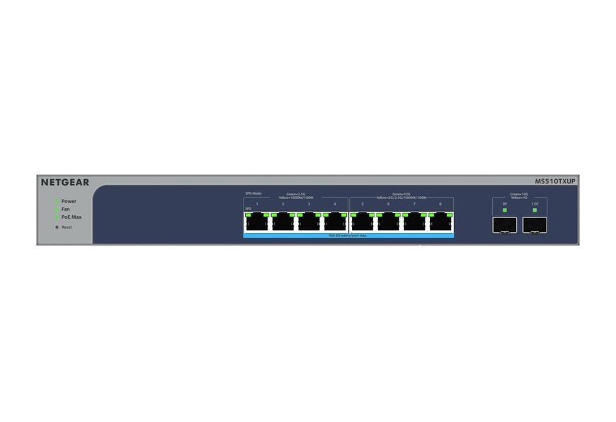 Комутатор керований рівня 2 Netgear MS510TXUP (MS510TXUP-100EUS) 1403827 фото