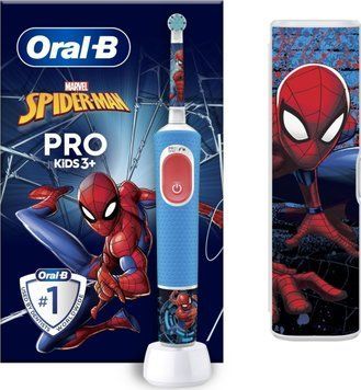 Электрическая зубная щетка Oral-B Kids Spider-Man D103.413.2KX Special Edition 1426825ua фото