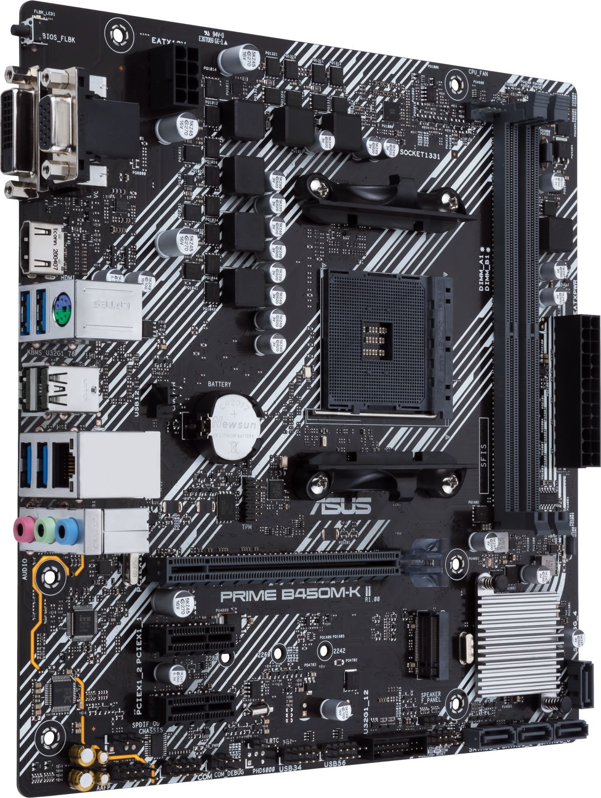 фото Материнская плата Asus Prime B450M-K II 2