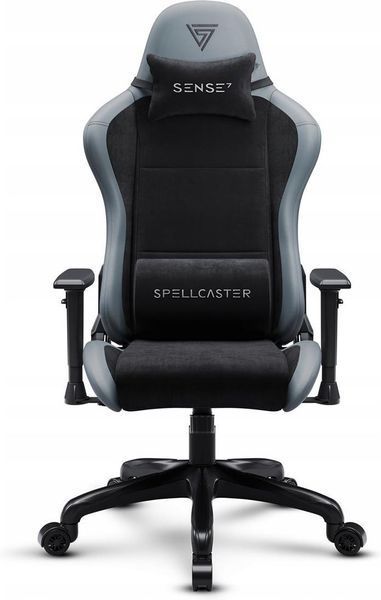 Компьютерное кресло для геймера Sense7 Spellcaster Fuku PU Black/Gray 1461519 фото