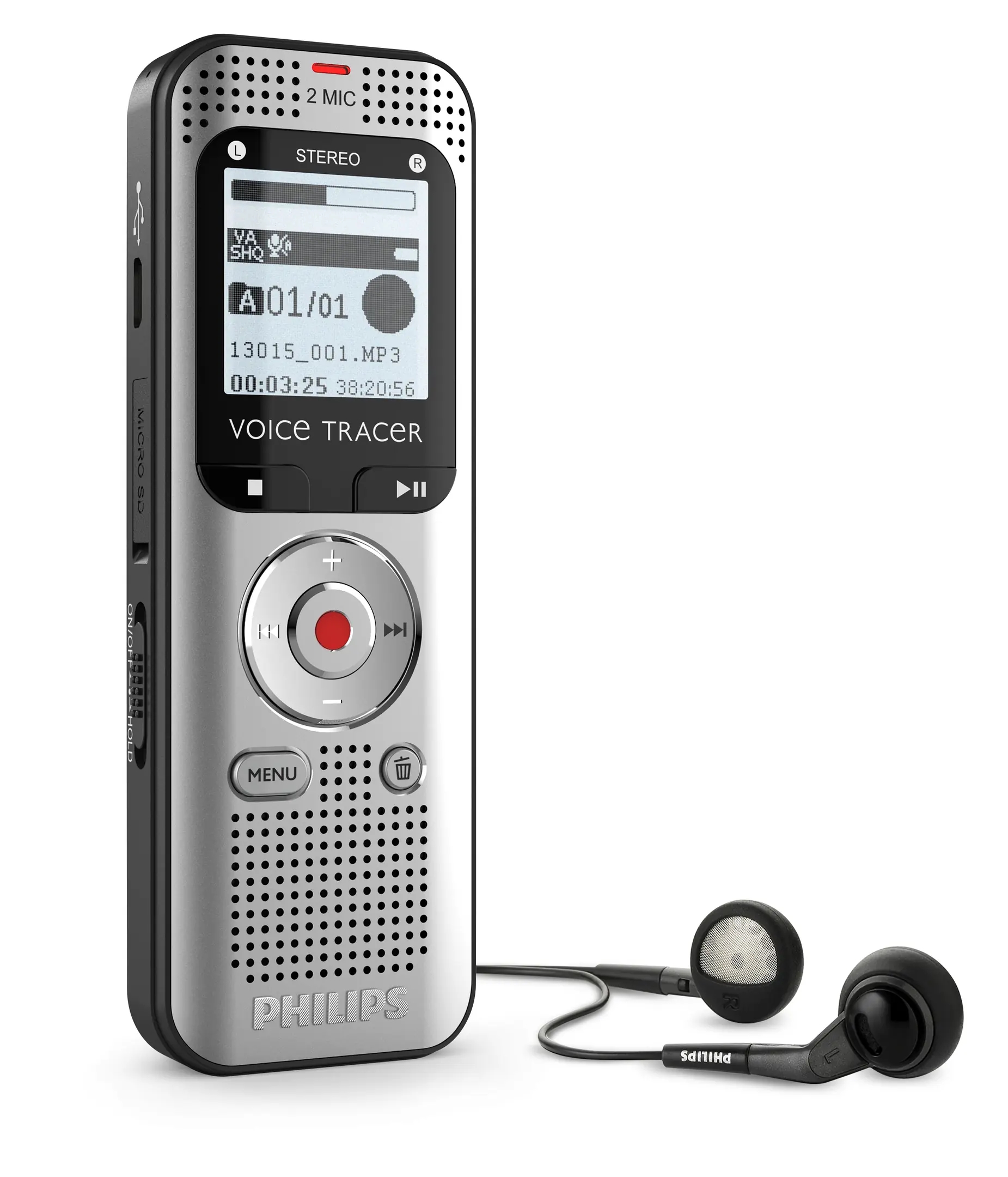 фото Цифровий диктофон Philips DVT2015 2