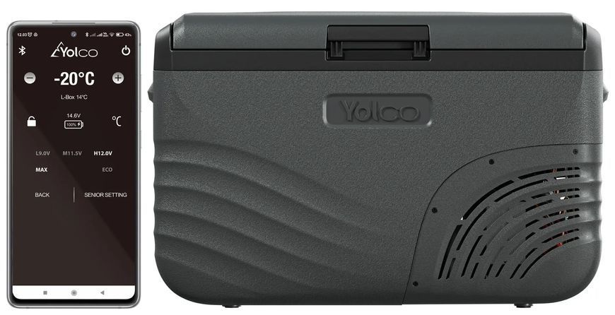Портативный холодильник Yolco NX30 Carbon 1346949 фото