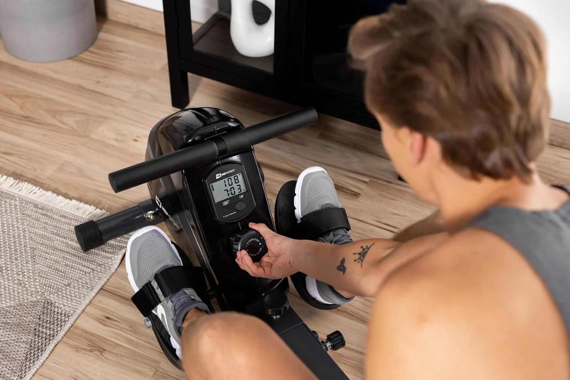 фото Веслувальний тренажер Hop-Sport HS-030R Boost Gold 2