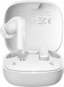 Навушники TWS Baseus Bowie E19 White (NGTW270002) 1344355 фото