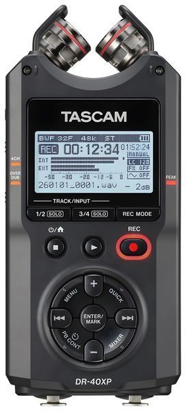 Цифровий диктофон Tascam DR-40XP 1481284 фото