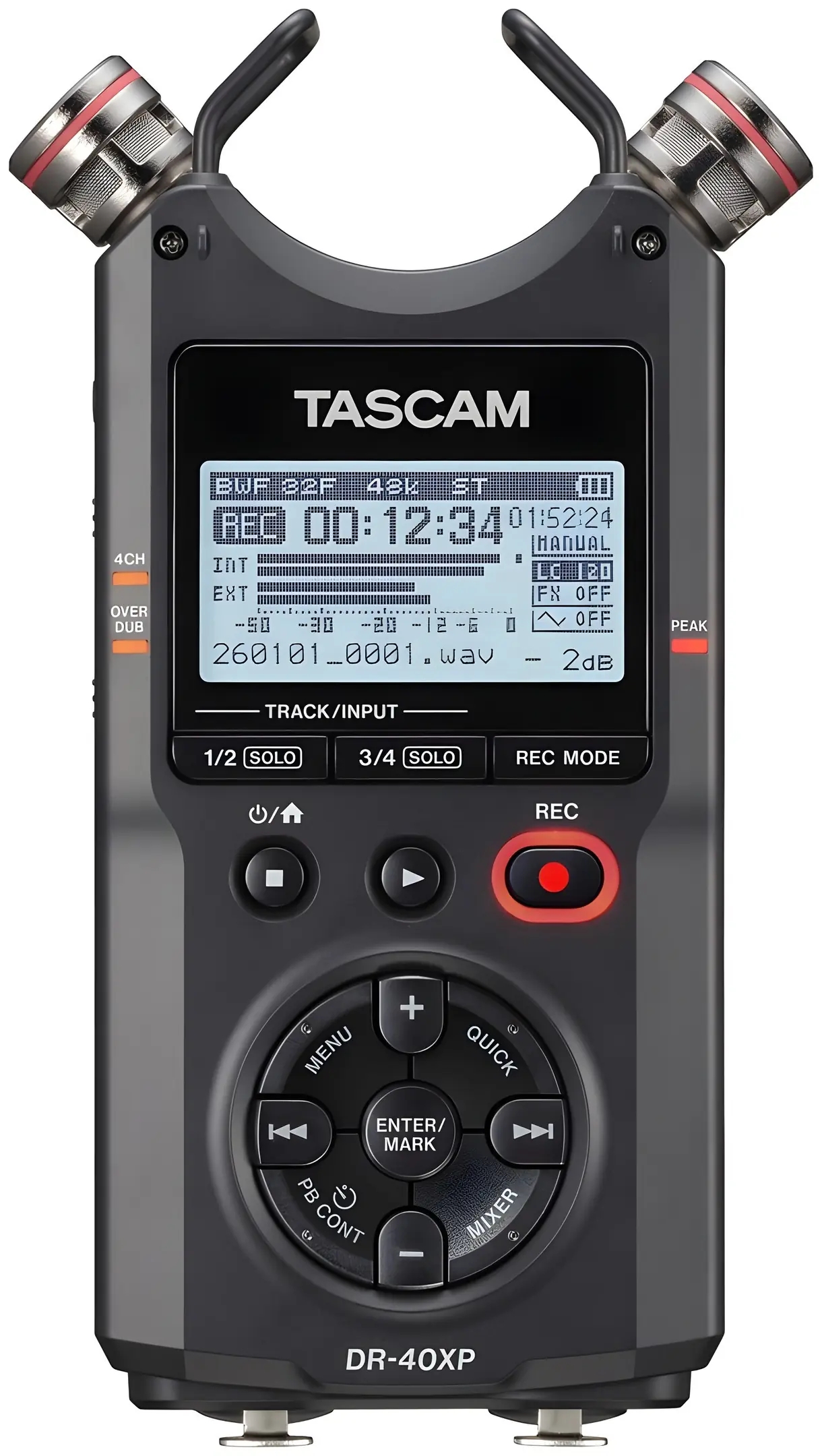 фото Цифровий диктофон Tascam DR-40XP 1