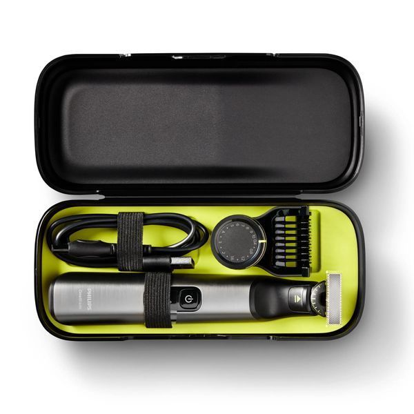 Триммер для бороды и усов/ Триммер для тела (бодигрумер) Philips OneBlade Pro 360 QP6652/61 1346571 фото