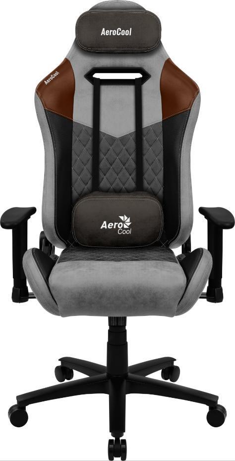 фото Компьютерное кресло для геймера Aerocool Duke Tan Grey (AEROAC-280DUKE-GREY) 1