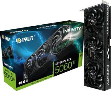 Відеокарта Palit GeForce RTX 5060 Ti Infinity 3 16GB (NE7506T019T1-GB2061S) 1446720 фото