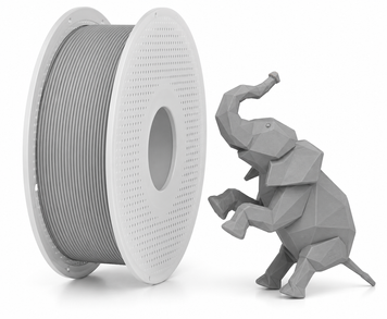 Філамент Bambu Lab Філамент/пластик для 3D друку з котушкою PLA Basic 1kg Gray (A00-D0-1.75-1000-spl) 1363452 фото