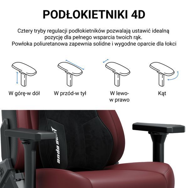 Комп'ютерне крісло для геймера Anda Seat Kaiser 3E XL Fabric Gray (AD23YC-XL-09-G-CF-G01) 1366603 фото