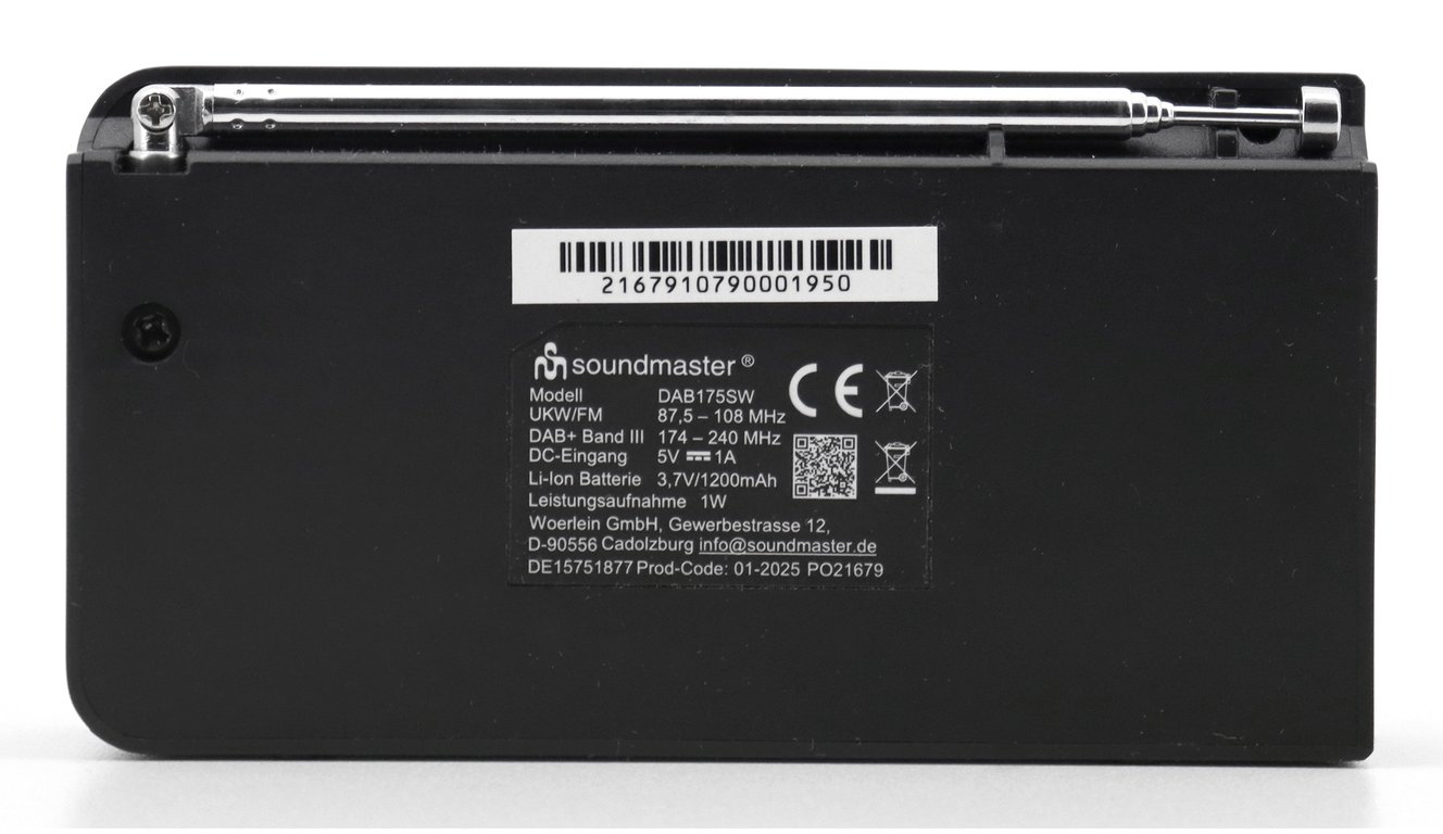 фото Радіоприймач Soundmaster DAB175SW 3