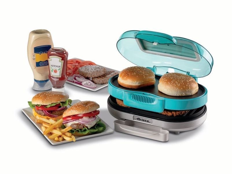 Бутербродниця Ariete 0205 Hamburger Blue (00C020501AR0) 1350684 фото