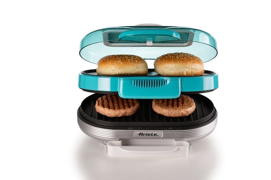 Бутербродниця Ariete 0205 Hamburger Blue (00C020501AR0) 1350684 фото