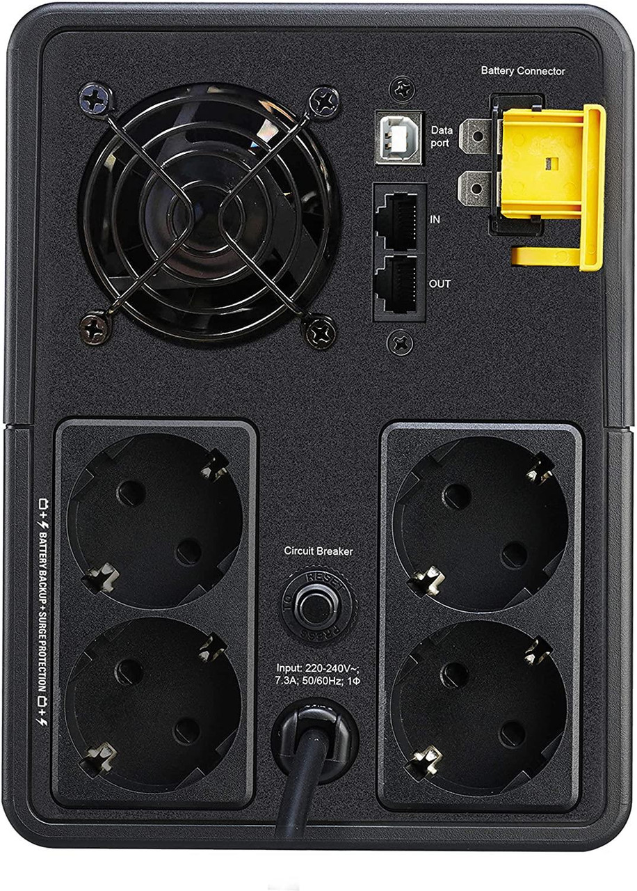 фото Линейно-интерактивный ИБП APC Back-UPS 900W/1600VA USB Schuko (BX1600MI-GR) 1