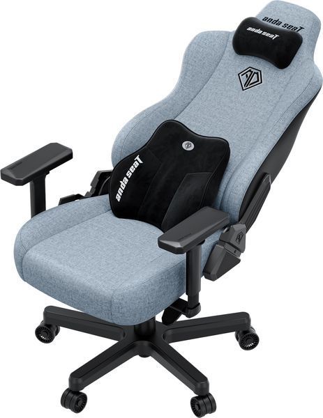 Компьютерное кресло для геймера Anda Seat Kaiser 3E XL Fabric Gray Blue (AD23YC-XL-09-T-CF-T01) 1366604 фото