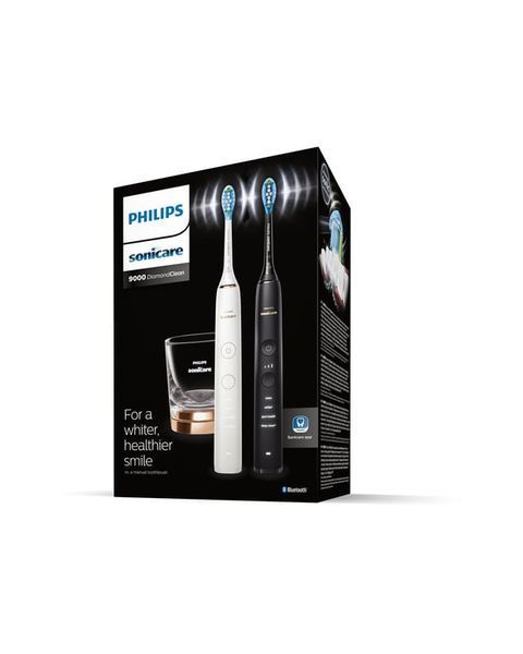Електрична зубна щітка Philips Sonicare DiamondClean 9000 White & Black (HX9914/57) 1403132ua фото