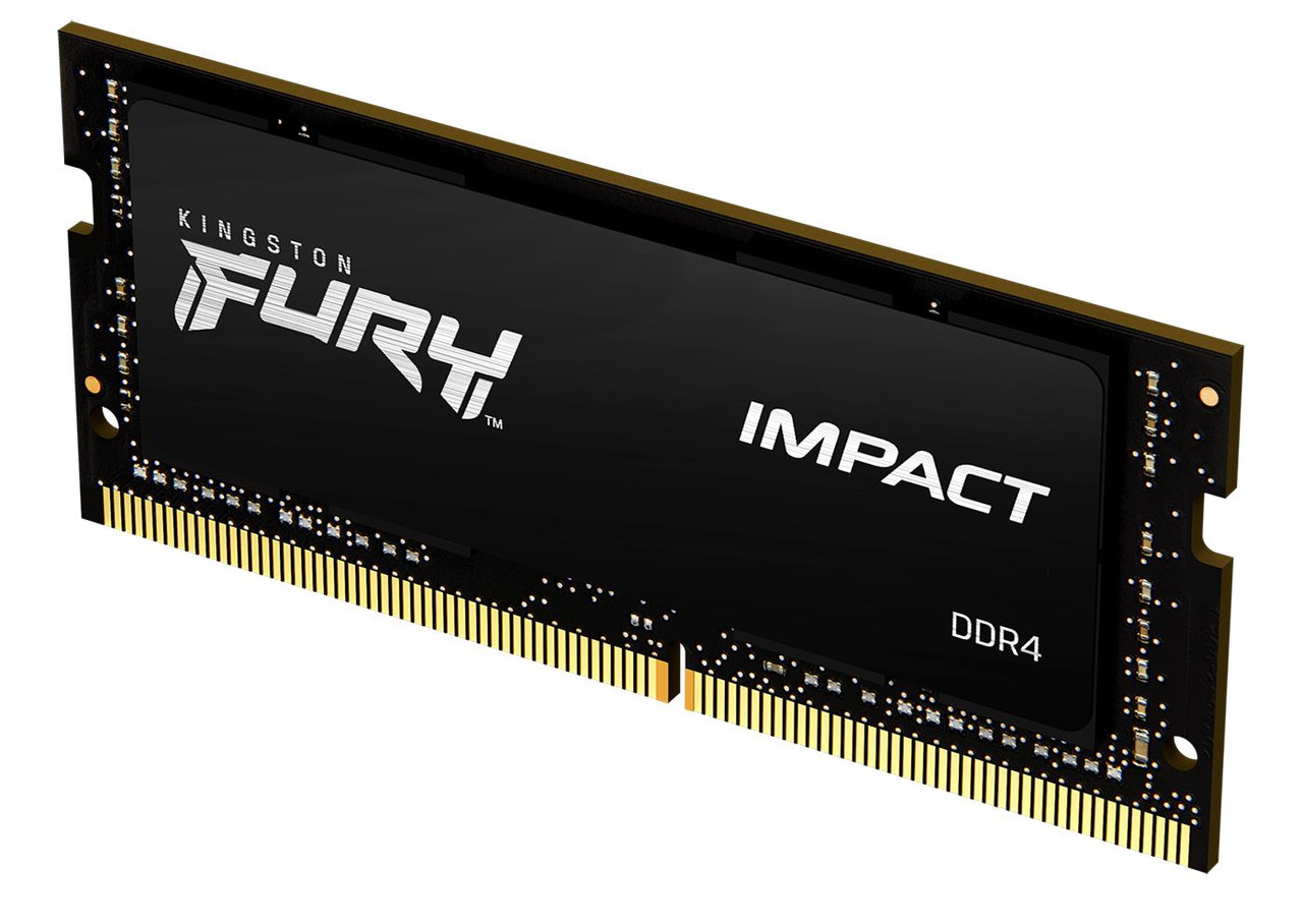 Фото Пам'ять для ноутбуків Kingston FURY 64 GB (2x32GB) SO-DIMM DDR4 3200 MHz Impact (KF432S20IBK2/64)