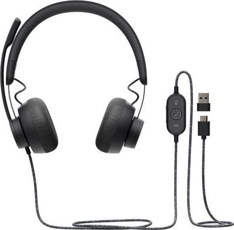 Фото Специализированная гарнитура Logitech ZONE WIRED (981-000870)