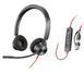 Специализированная гарнитура Poly Blackwire 3320-M Black (8X220AA) 1400650 фото 1