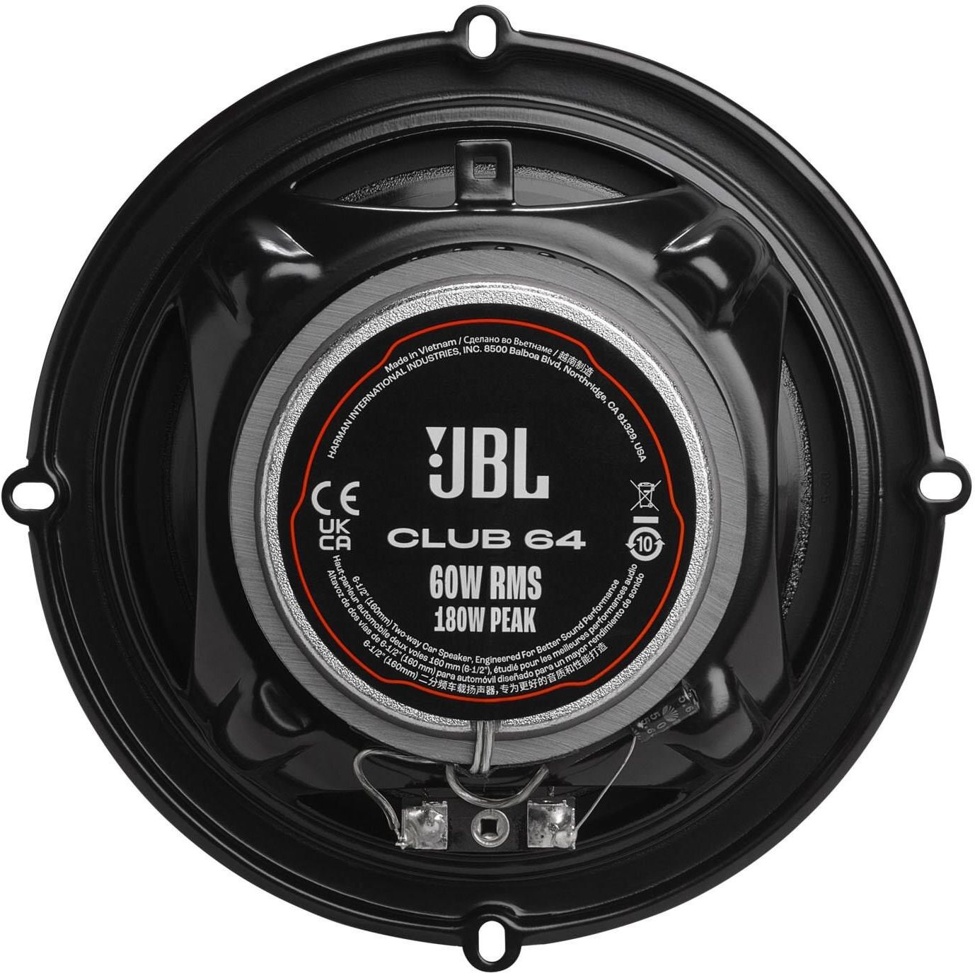 Фото Коаксіальна автоакустика JBL Club 64 (104629-07)