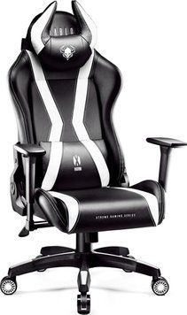 Комп'ютерне крісло для геймера Diablo Chairs X-Horn XLarge Black/White 1360372 фото