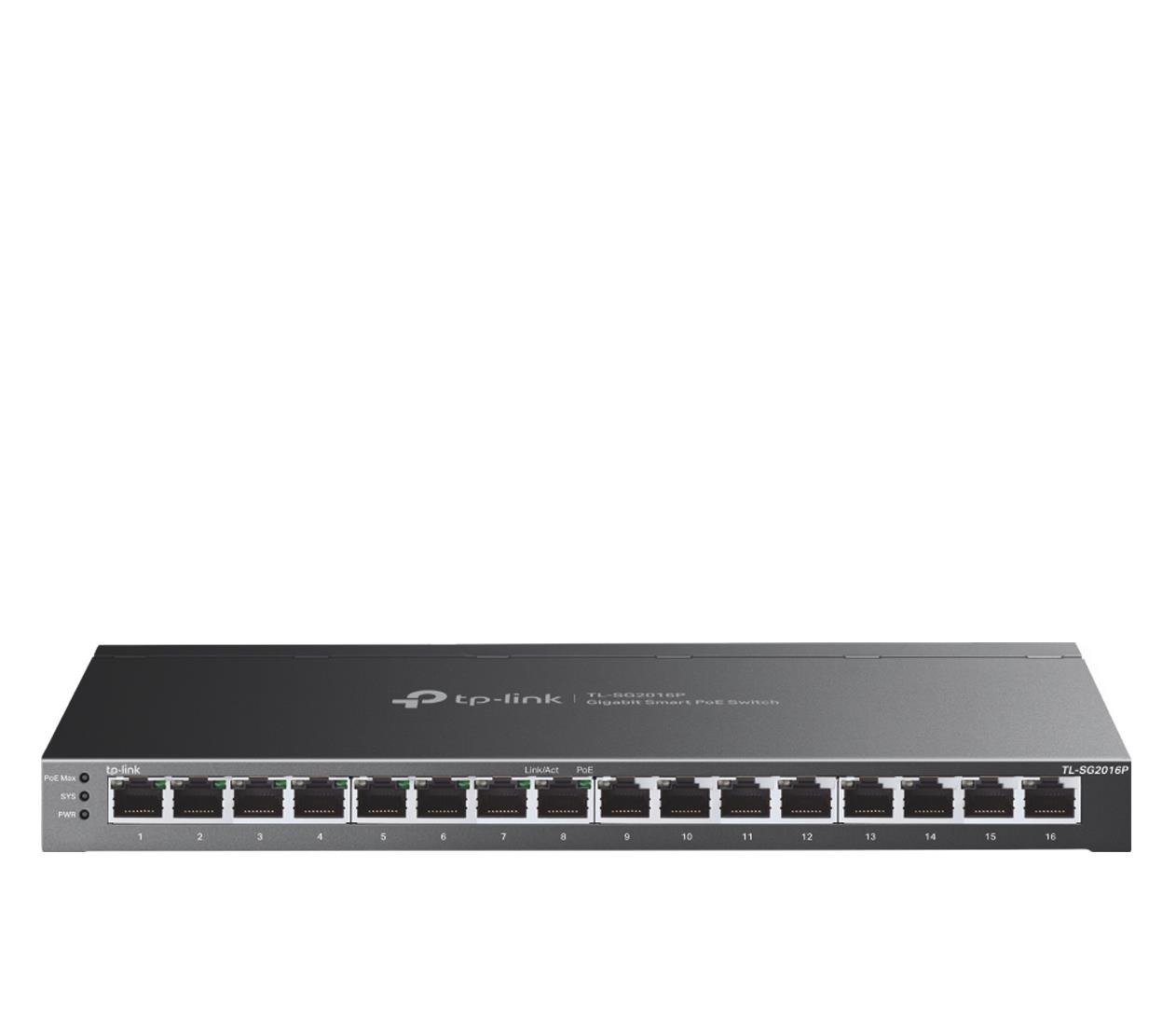 фото Комутатор керований TP-Link TL-SG2016P 1