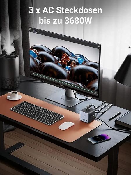 Сетевой фильтр-удлинитель Ugreen CD268 DigiNest Cube 65W Grey (60113) 1474339ua фото