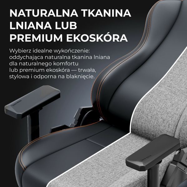 Комп'ютерне крісло для геймера Anda Seat Kaiser 3E XL Fabric Orange (AD23YC-XL-09-O-CF-O01) 1366605 фото