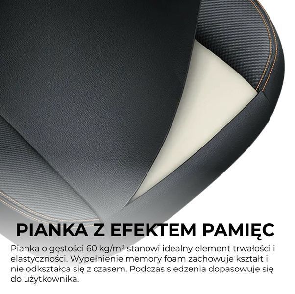 Комп'ютерне крісло для геймера Anda Seat Kaiser 3E XL Fabric Orange (AD23YC-XL-09-O-CF-O01) 1366605 фото