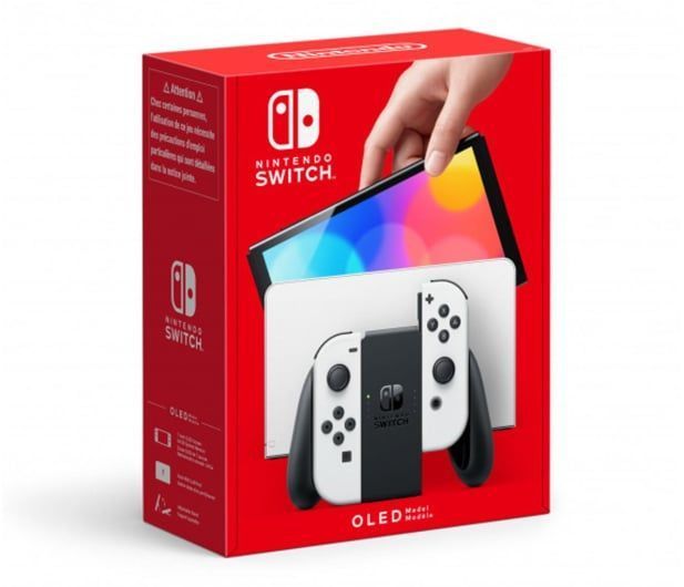 Портативная игровая приставка Nintendo Switch OLED with White Joy-Con (045496453435) 1365756 фото