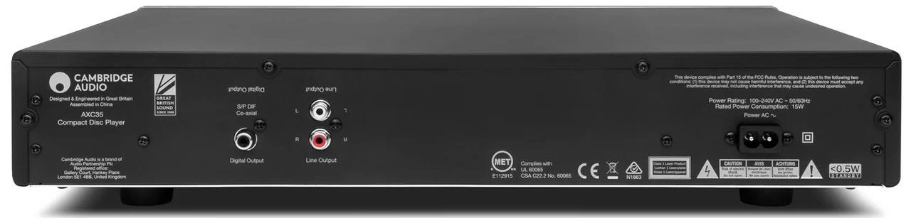 Фото CD-програвач Cambridge Audio AXC35 grey