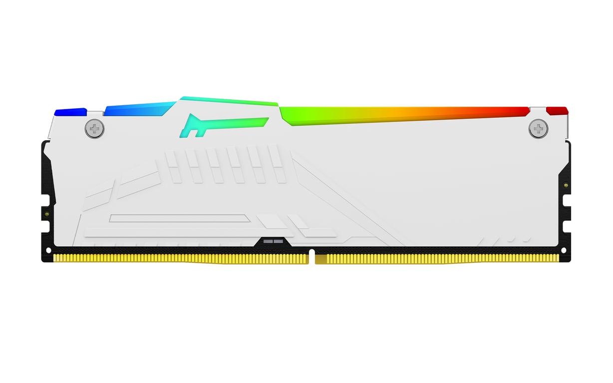 Фото Пам'ять для настільних комп'ютерів Kingston Fury 64 GB (2x32GB) DDR5 6000 MHz Beast RGB EXPO White (KF560C30BWEAK2-64)