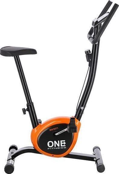 Велотренажер магнитный One Fitness RW3011 Black/Orange 1374213 фото