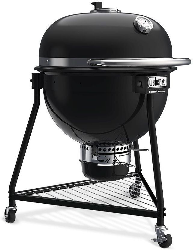 Фото Гриль вугільний мобільний Weber Summit Kamado E6 / Black (18201004)