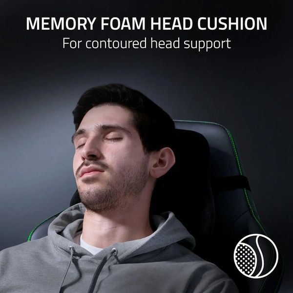 Компьютерное кресло для геймера Razer Iskur V2 Fabric Dark Gray (RZ38-04900300-R3G1) 1349519 фото
