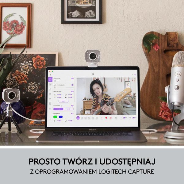 Веб-камера Logitech StreamCam White (960-001297) 1372345ua фото