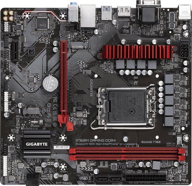Материнская плата Gigabyte B760M GAMING DDR4 1354004 фото