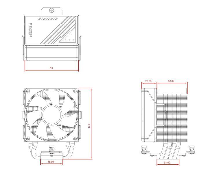 Повітряне охолодження ID-Cooling Frozn A400 ARGB 1482244ua фото