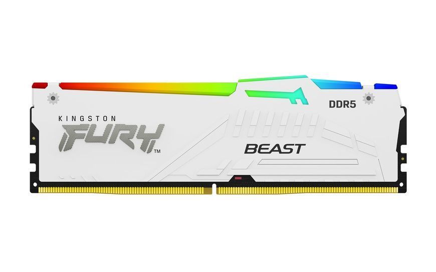 Пам'ять для настільних комп'ютерів Kingston Fury 64 GB (2x32GB) DDR5 6000 MHz Beast RGB EXPO White (KF560C30BWEAK2-64) 1410675 фото